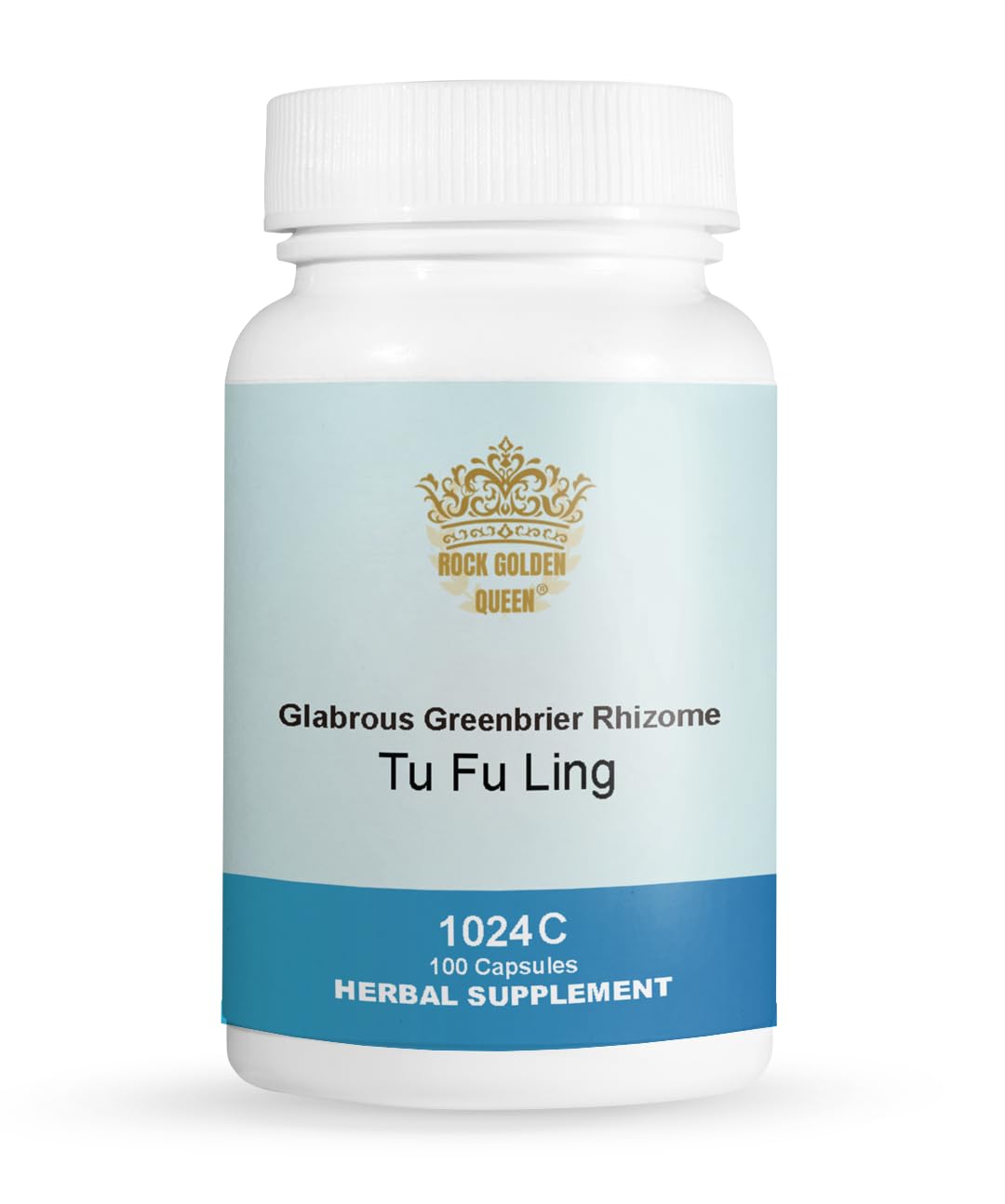Rock Golden Queen Tu Fu Ling Chinese Smilax (Raw) 100 Capsules