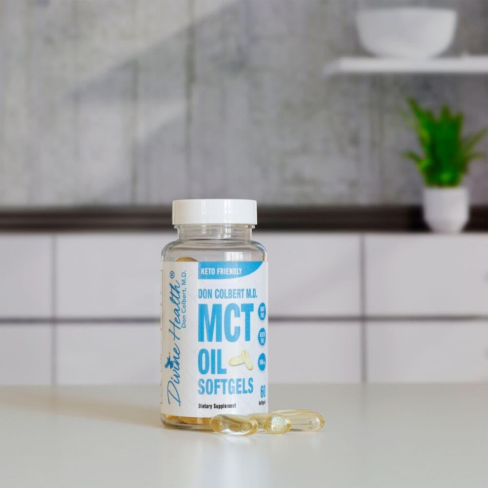 Divine Health Dr. Colbert, MD MCT Oil Softgels 60 Softgels