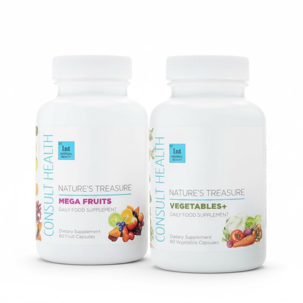 Consult Health Nature's Treasure Fruit & Veggie Superfood Supplement 120 Capsules