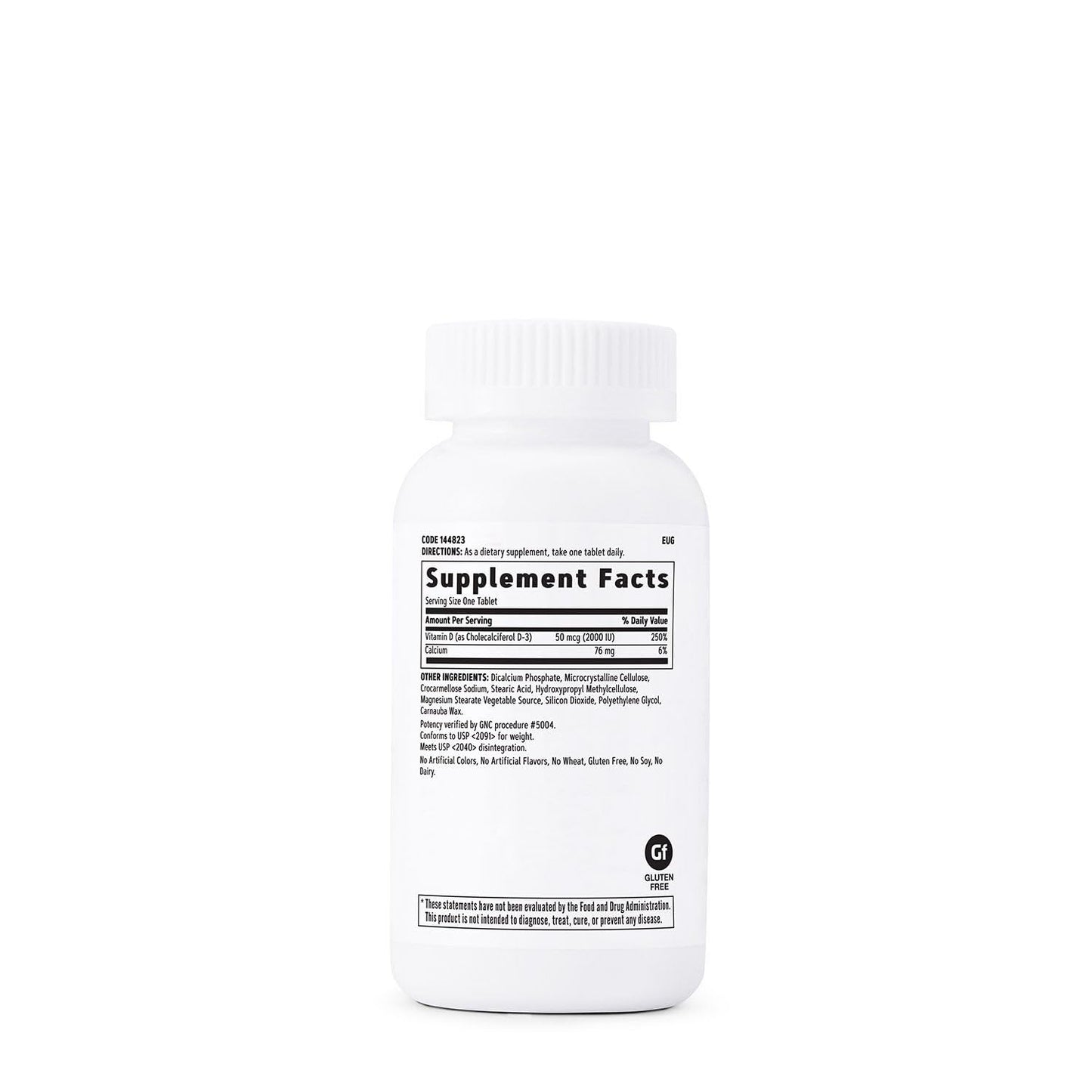 GNC Vitamin D-3 2000 IU Tablets, 360 Tablets