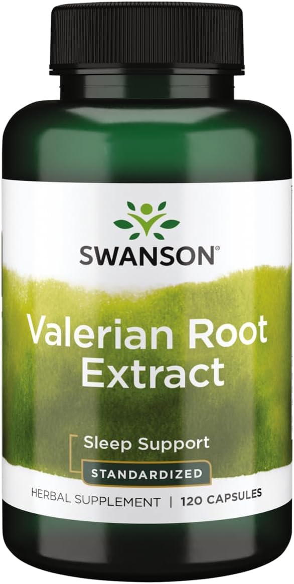 Swanson Valerian Root (Standardized) 200 mg Capsules, 120 Count