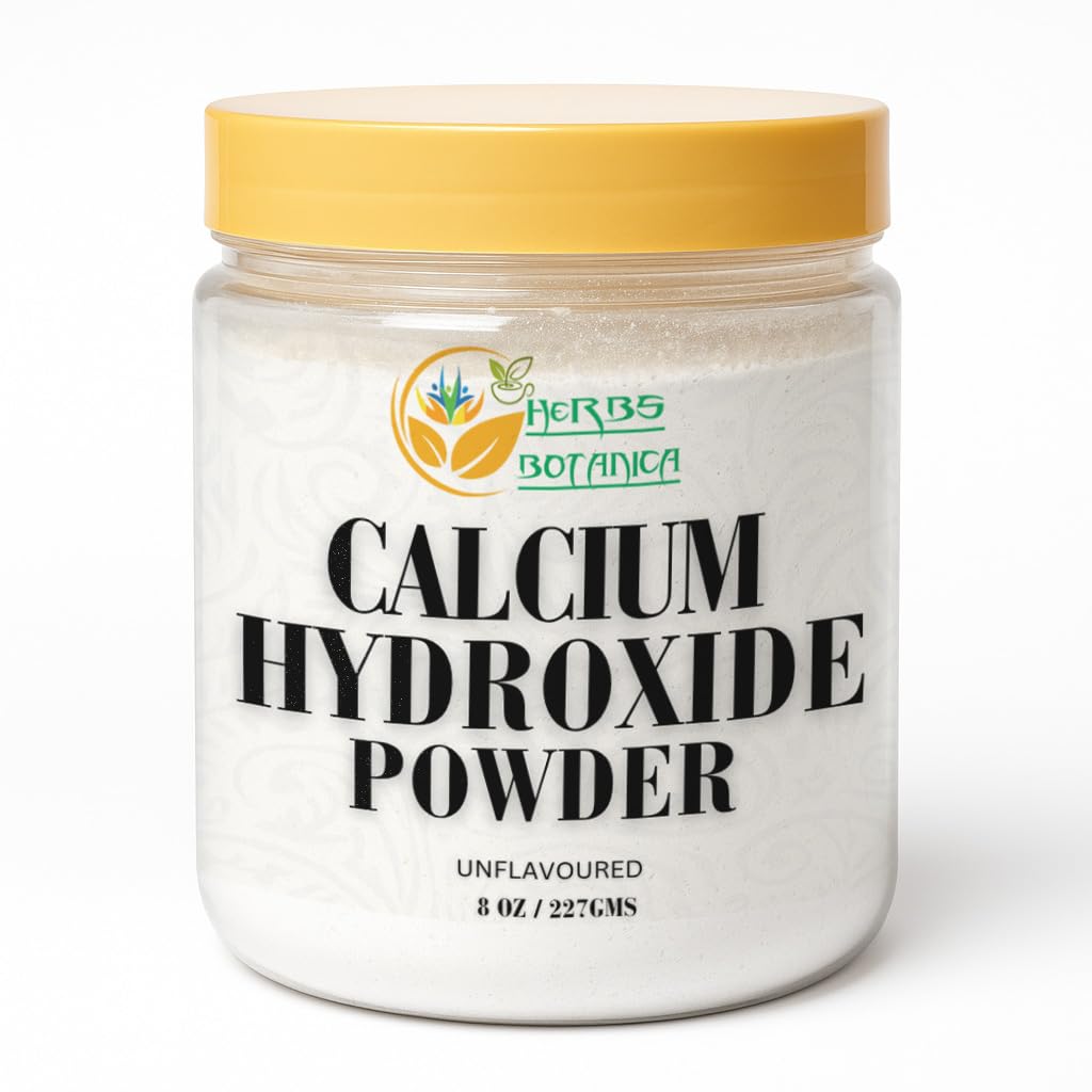 Herbs Botanica Calcium Hydroxide Powder, 8 oz