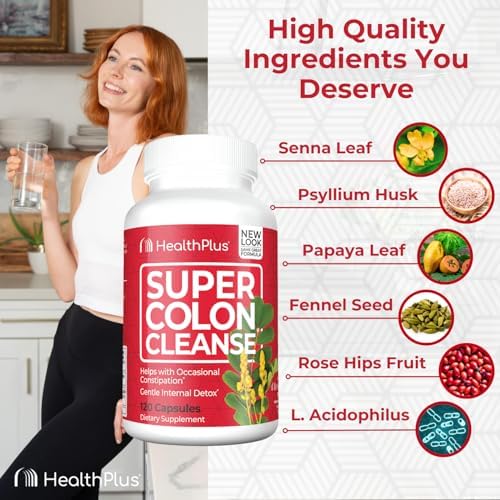 Health Plus Super Colon Cleanse 120 Capsules