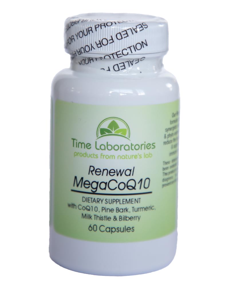 Time Laboratories Renewal MegaCoQ10 Capsules, 1 Count