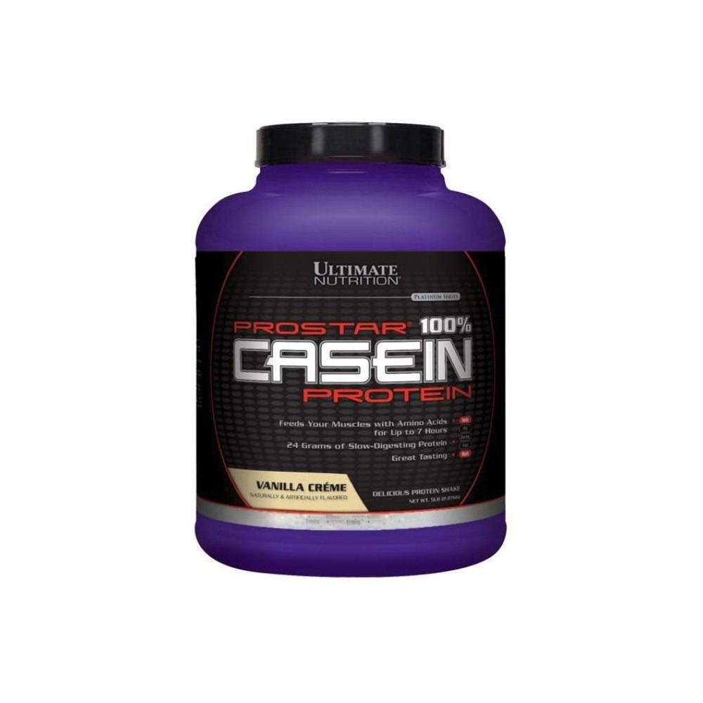 Ultimate Nutrition Prostar Micellar Casein Protein Powder Vanilla, 80 Servings