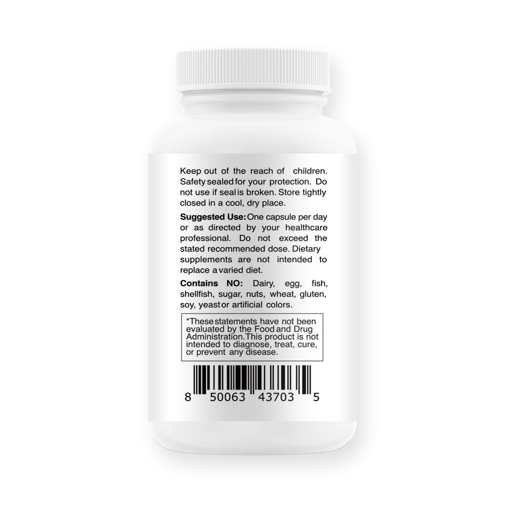 EcoIntegratives B2-400 Pure Riboflavin Capsule 120 Count