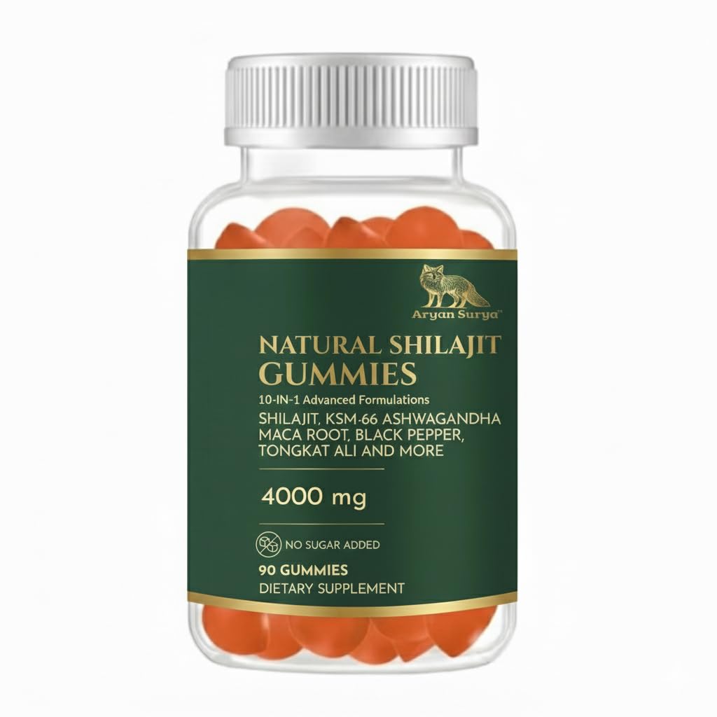 Aryan Surya Shilajit Gold Gummies, 90 Count