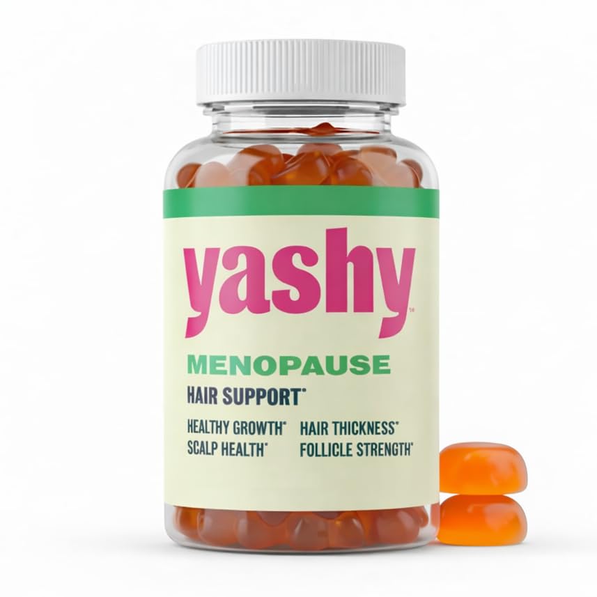 YASHY Menopause Hair Support Gummies 60 Count