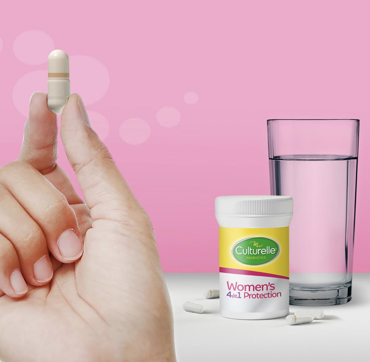 Culturelle Women's Healthy Balance Daily Probiotics Capsules, 120 Count