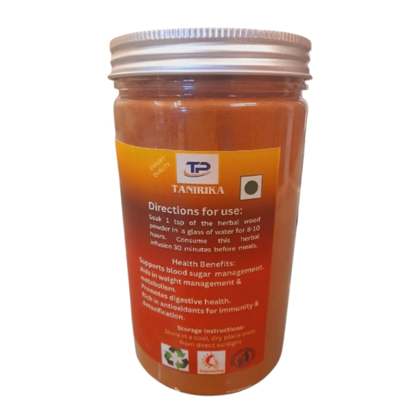Tanirika Vijaysar Organic Wood Powder 14.1 Ounce