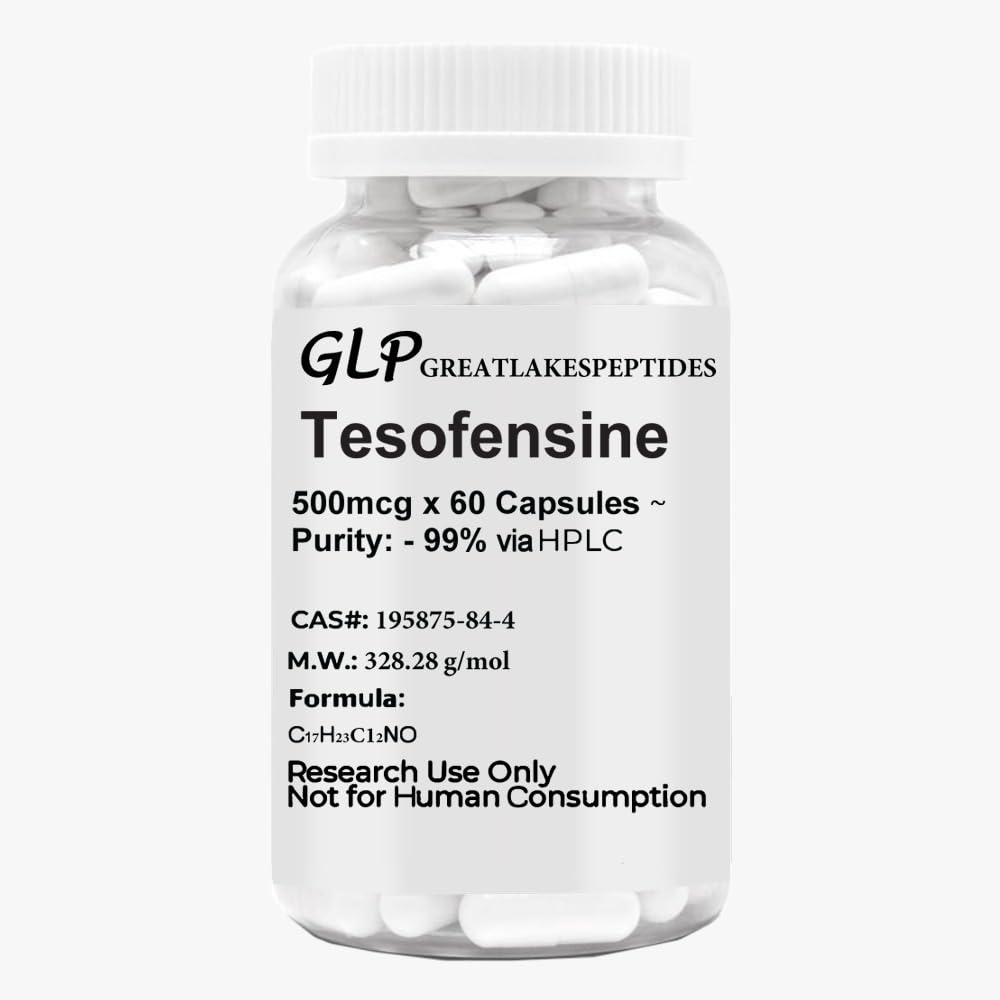 GreatLakesPeptides Tesofensine 500mcg Capsules 60 Count