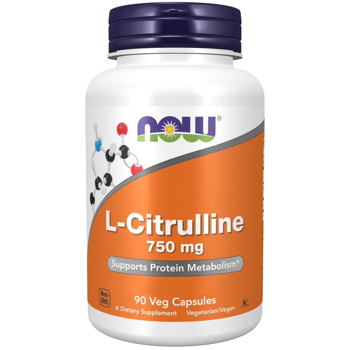 NOW Foods L-Citrulline Capsules 90 Count