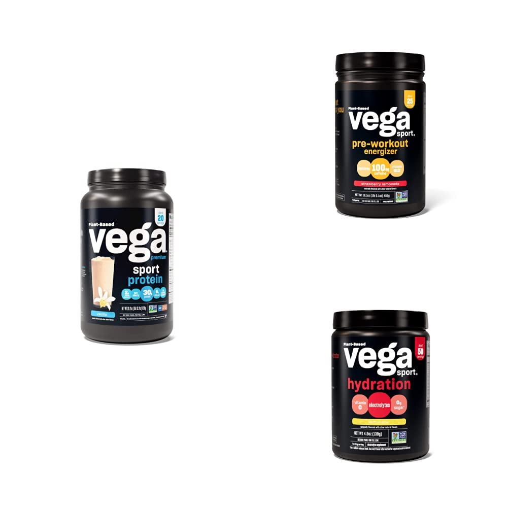 Vega Sport Routine Bundle Protein Powder (Powder) 95 Servings