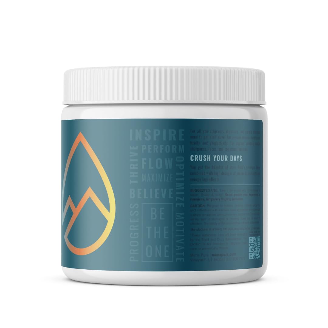 Mons Pura Apex Energy Shine Time Drink Powder Pineapple Mango & Vanilla Fusion 5.2 oz