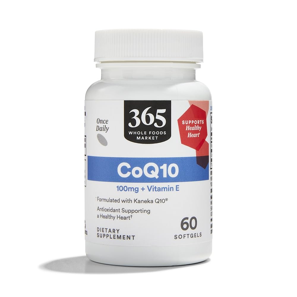 365 by Whole Foods Market CoQ10 100mg Capsule, 60 Count