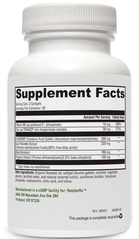 HormoneSynergy Synergy Prostate Plus Capsule 60 Count