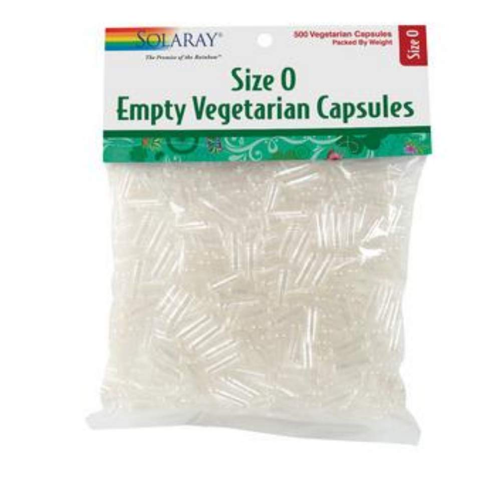 Solaray Empty Vegetarian Capsules 500 Count
