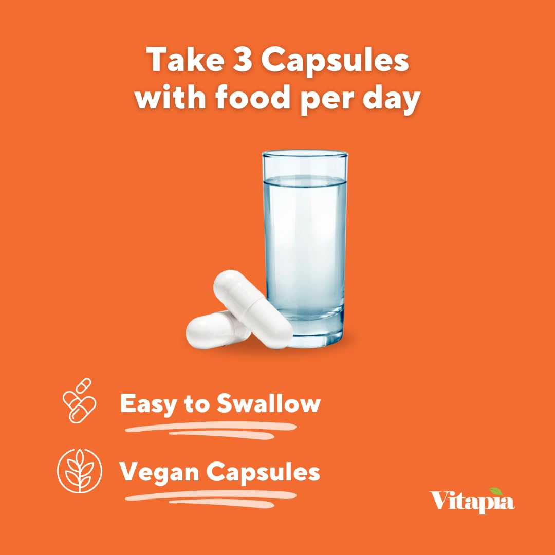 Vitapia Papaya Leaf 10:1 Extract Capsules, 180 Count