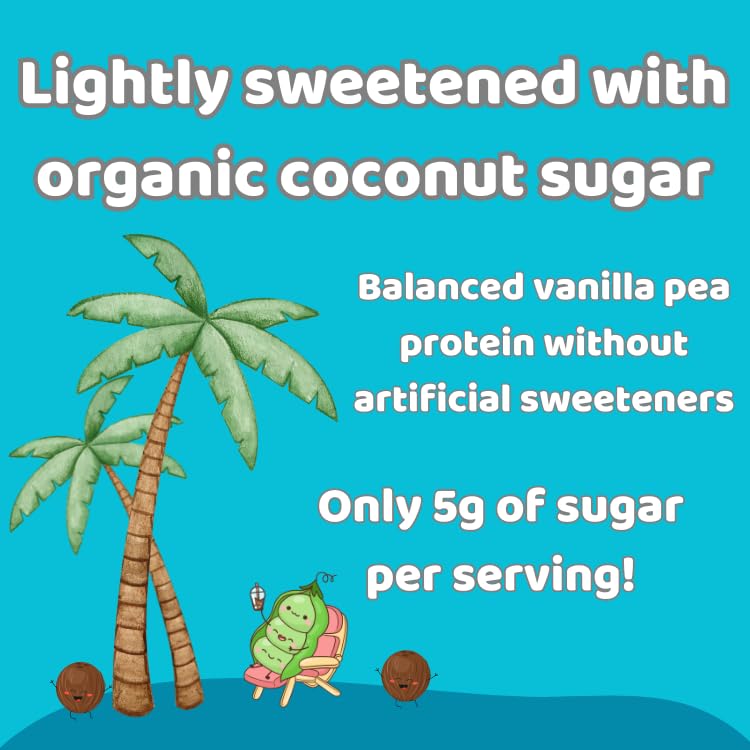 Synertech Nutrition Vegan Vanilla Flavored Plant-Based Pea Protein Powder, 32 Servings