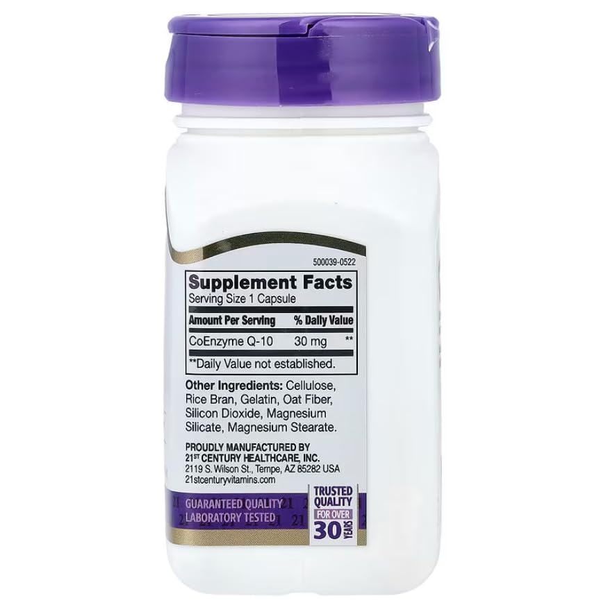 21st Century Co Q10 30 mg Capsules, 45 Count
