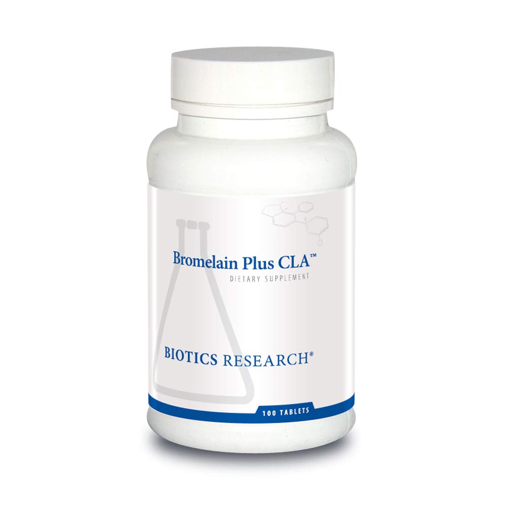 Biotics Research Bromelain Plus CLA 100 Tablets