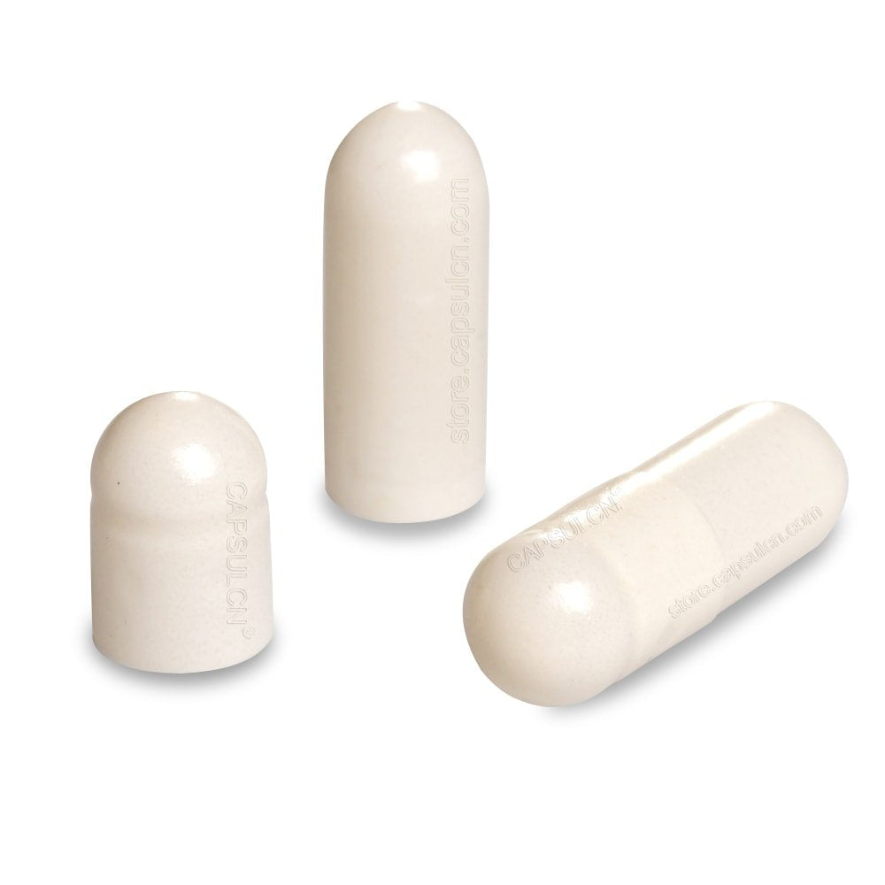 CapsulCN Empty Enteric Coated Capsules Size 0 White 1000 pcs