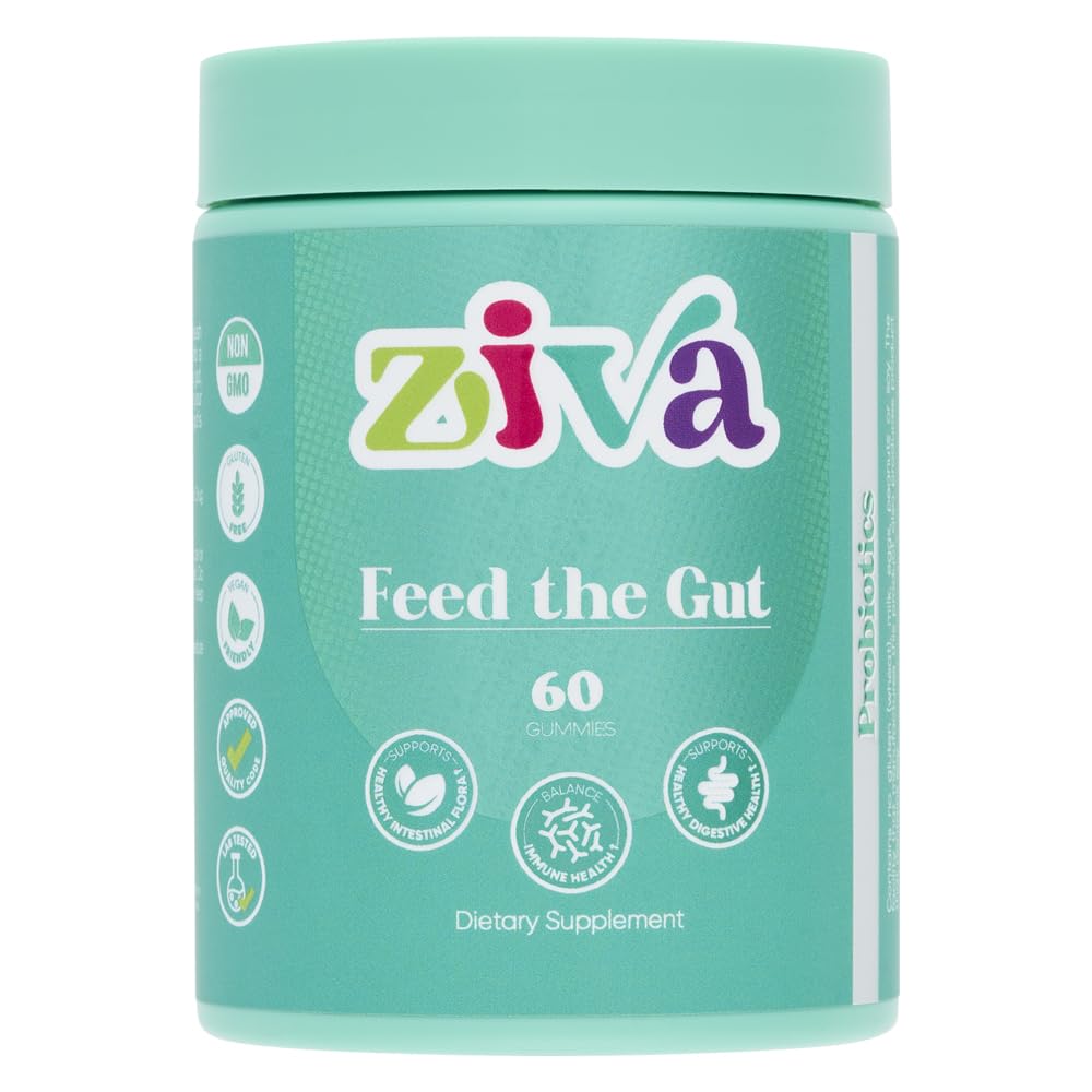 ZIVA Feed The Gut Probiotic 60 Gummies