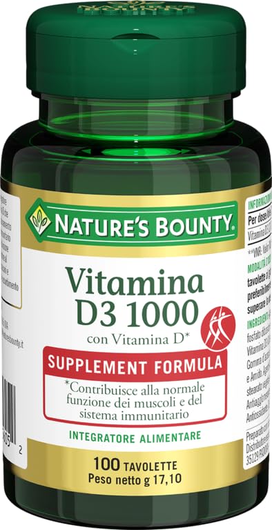 Nature's Bounty Vitamin D3 Vitamin Supplement Softgel, 120 Softgels