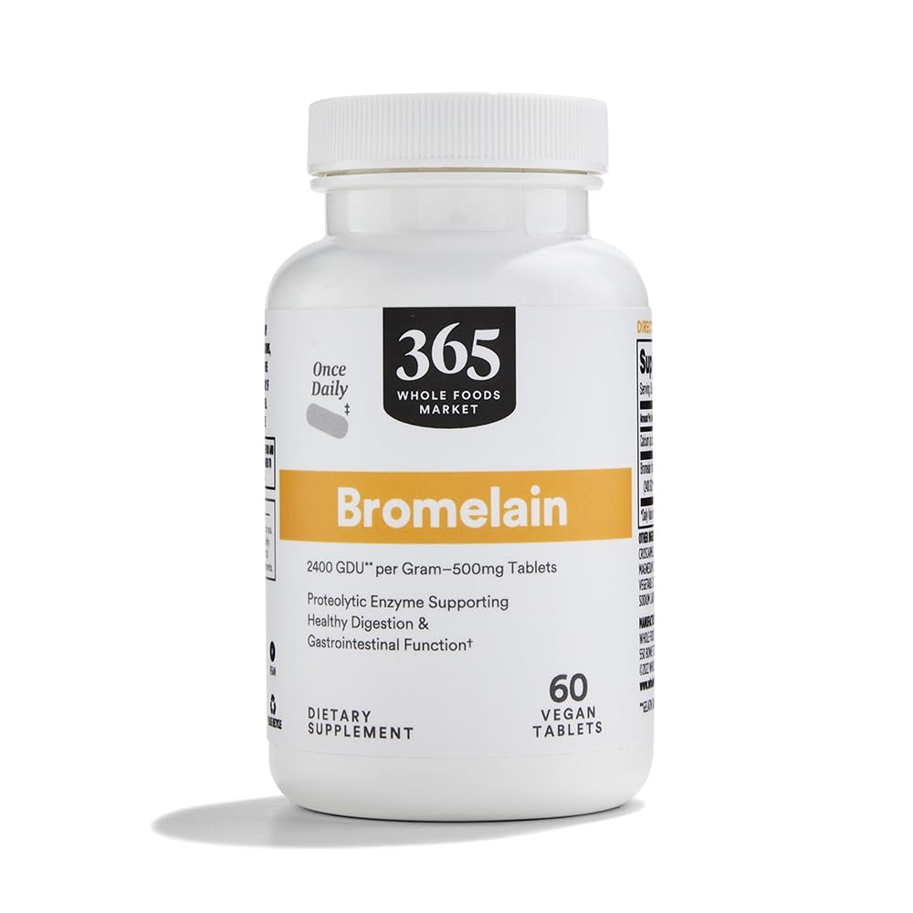 365 by Whole Foods Market Bromelain Tablet 60 Tablets