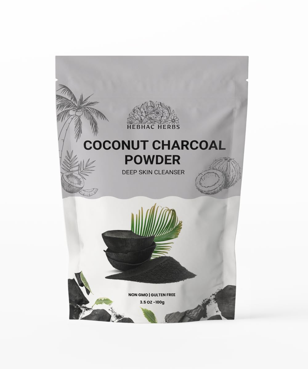 Hebhac Herbs Activated Charcoal Powder 3.5 Ounce