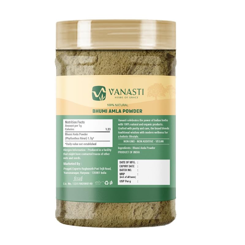 VANASTI Bhumi Amla Powder 14.1 Ounce