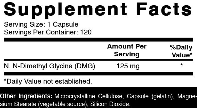 Oxify DMG 125 mg Capsules 120