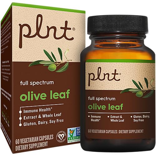plnt Olive Leaf Full Spectrum Supports Immune Health 60 Capsules