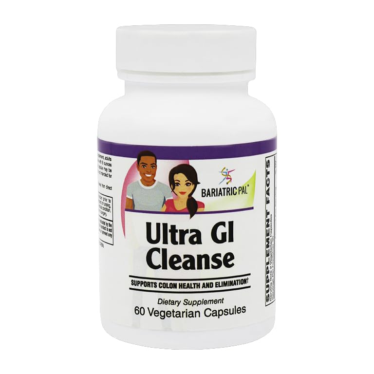 BariatricPal Ultra GI Cleanse Vegetarian Capsules, 60 Capsules