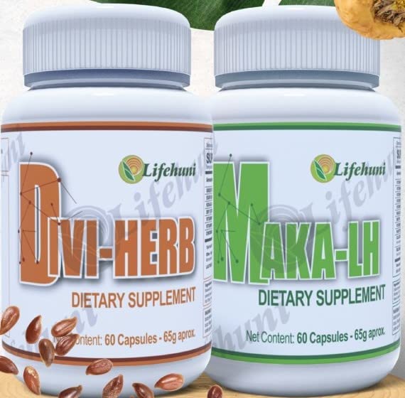 Lifehuni Diviherb Y MakaLh La Combinacion Perfecta Capsules 120