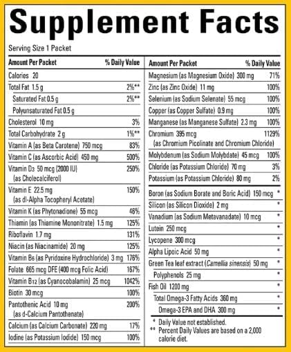 Generic Diabiets Health Pack Softgel 1 Count