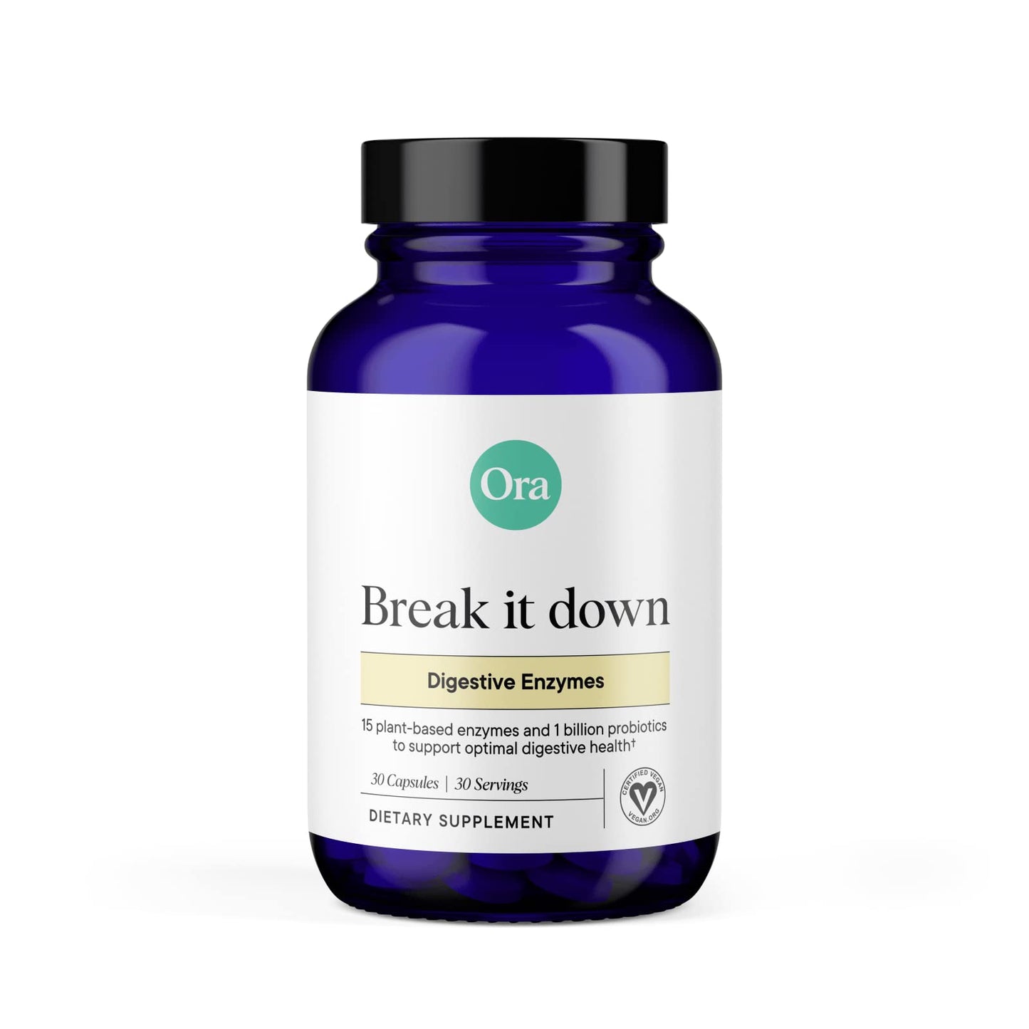 Ora Organic Multi-Enzyme Supplement Capsule, 30 Capsules
