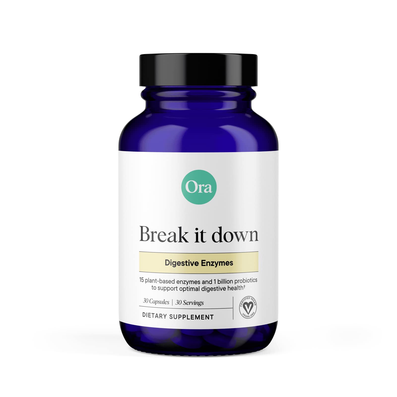 Ora Organic Multi-Enzyme Supplement Capsule, 30 Capsules