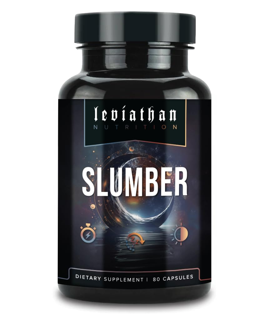 Leviathan Nutrition Slumber Sleep Aid Capsules, 80 Count