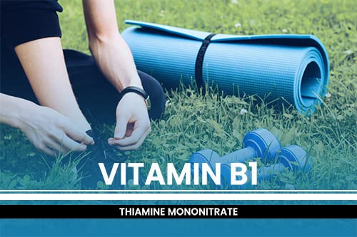 PURE ORIGINAL INGREDIENTS Vitamin B1 (Thiamine Mononitrate) Capsules, 365 Count