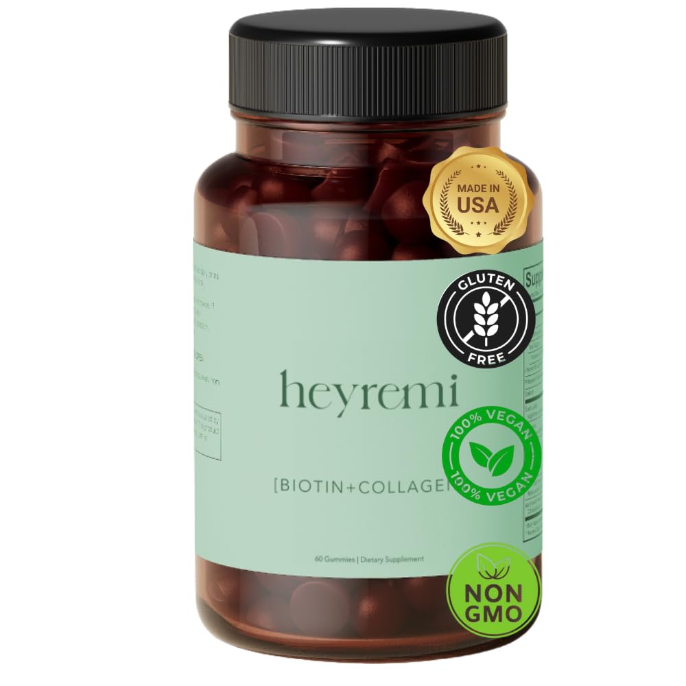 heyremi Advanced Biotin + Collagen Gummies, 60 Gummies