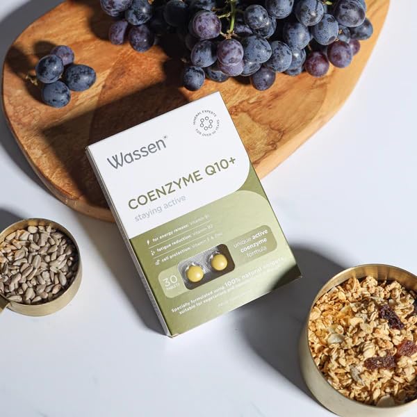 Wassen Co-Enzyme Q10 + Vitamin E 30 Tablets