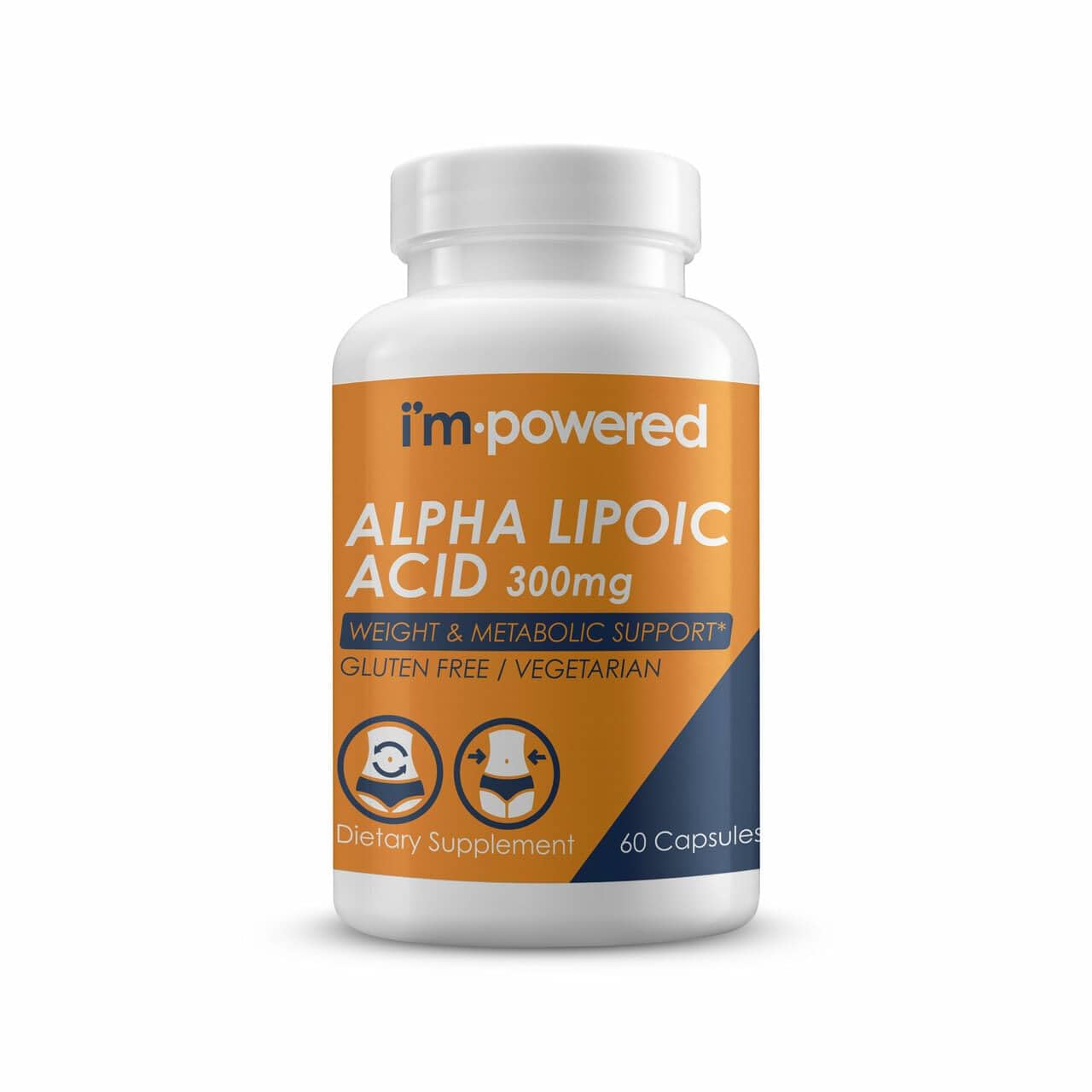 I'm Powered Alpha Lipoic Acid Supplement 300mg Capsule, 60 Count