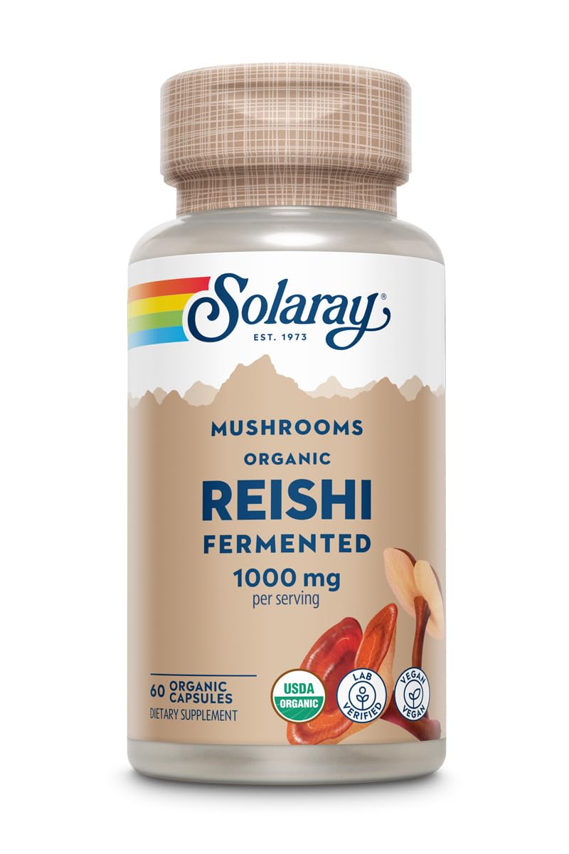 SOLARAY Fermented Reishi Mushroom 500mg VegCaps 60