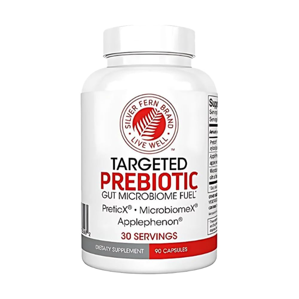 Silver Fern Prebiotic Supplement XOS Fiber & Polyphenol Blend Capsule, 1 Count
