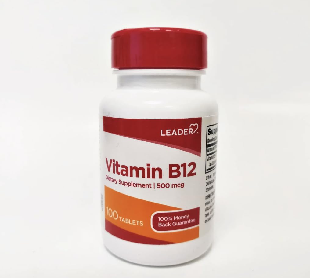 Leader Vitamin B-12 3000Mcg Tablet, 60 Tablets