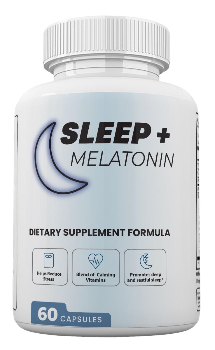 Zonata Sleep + Melatonin Supplements Sleep Lean Capsules 60 Count