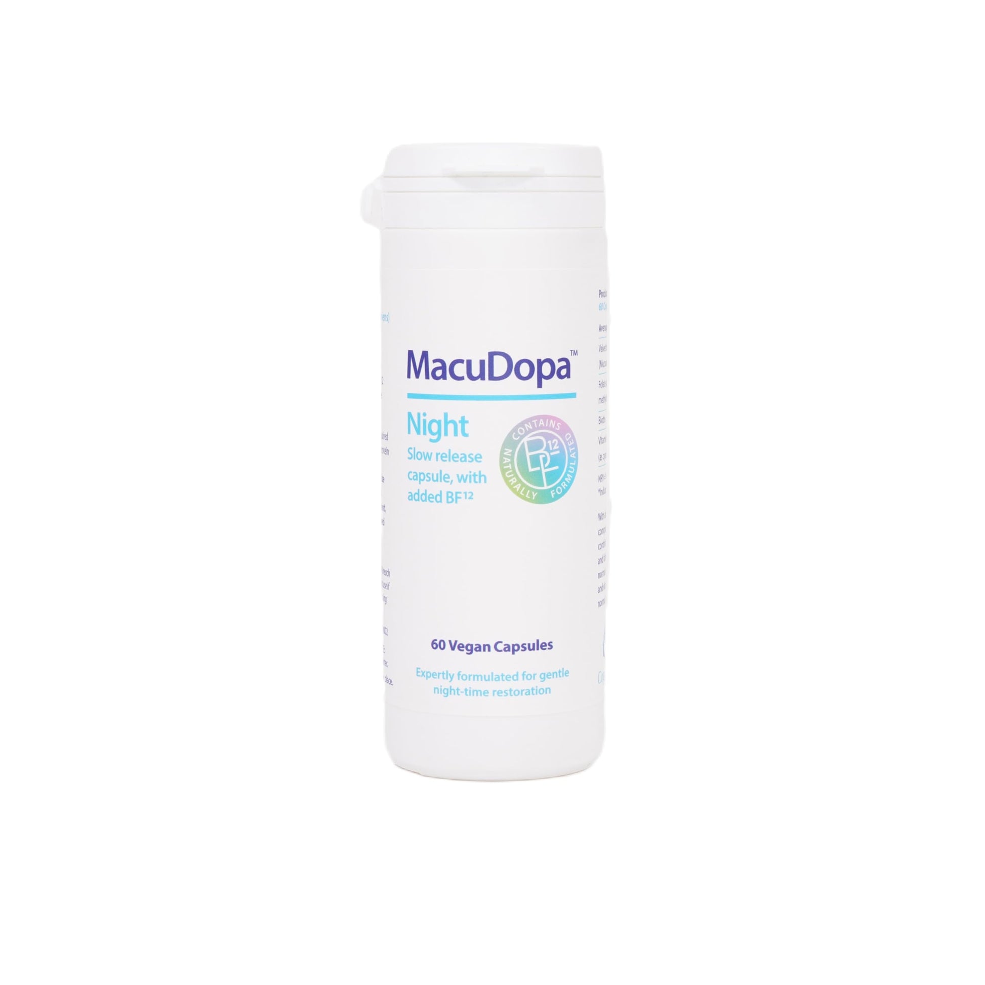 MacuDopa Night Capsules 700mg Proprietary Blend, 63% HPLC standardised Levodopa, 60 Veggie Capsules