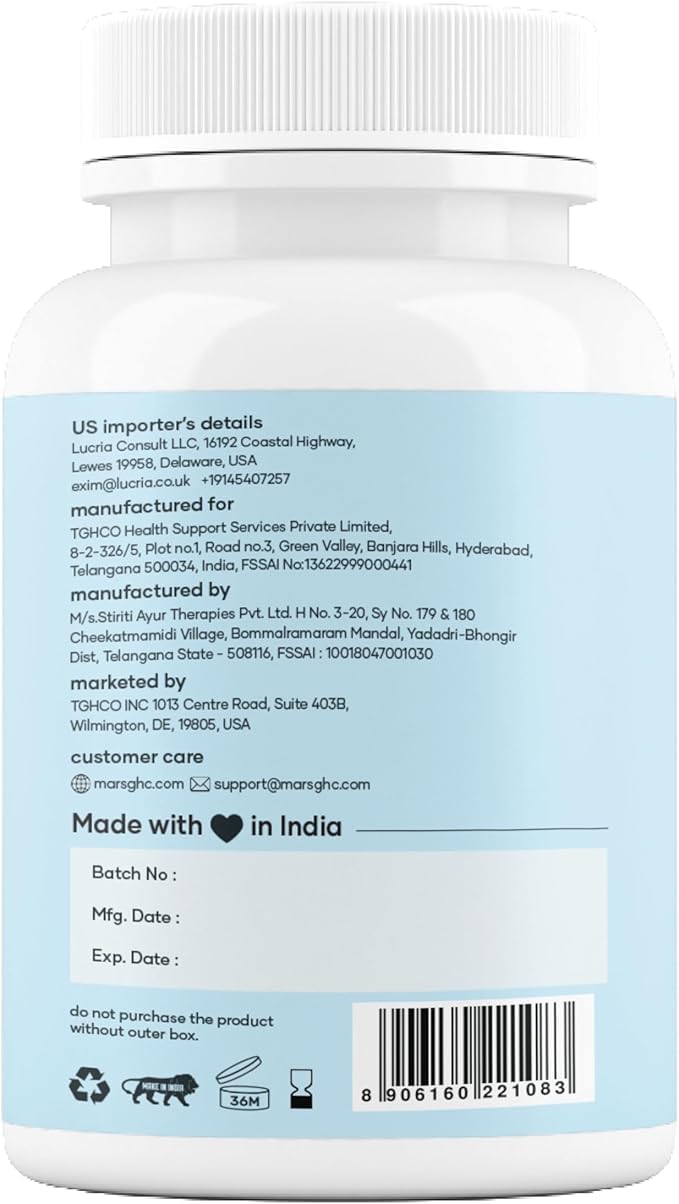 Mars by GHC Lions Mane Capsules 120 Count