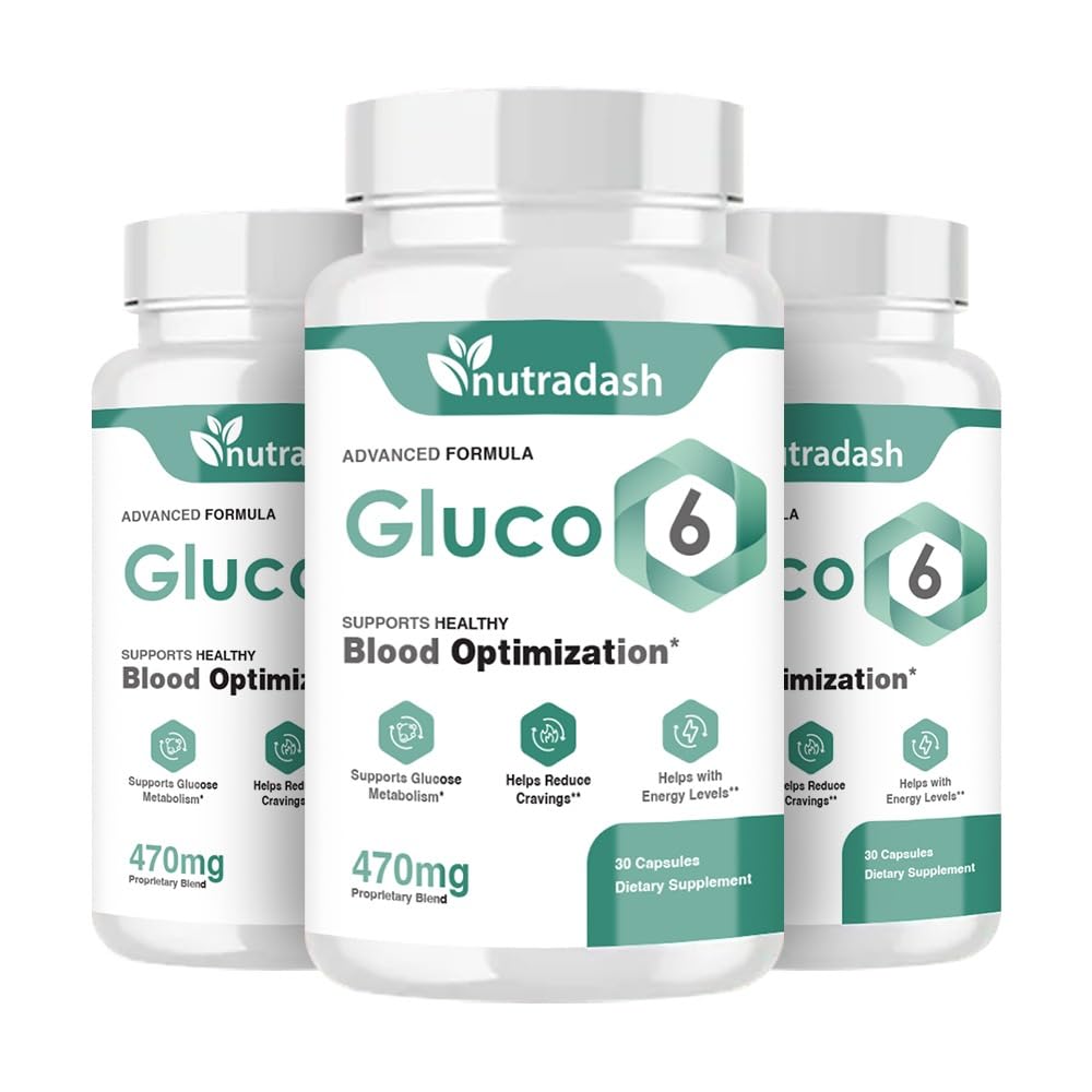 nutradash Gluco 6 Capsules 180 Capsules